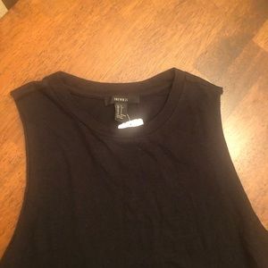 Black Fringed Tank Top NWT
